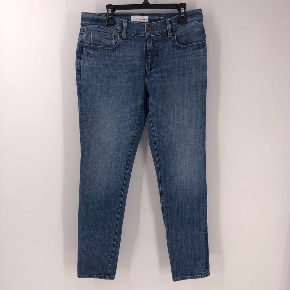 Ann Taylor Loft Jeans relaxed skinny leg size 2